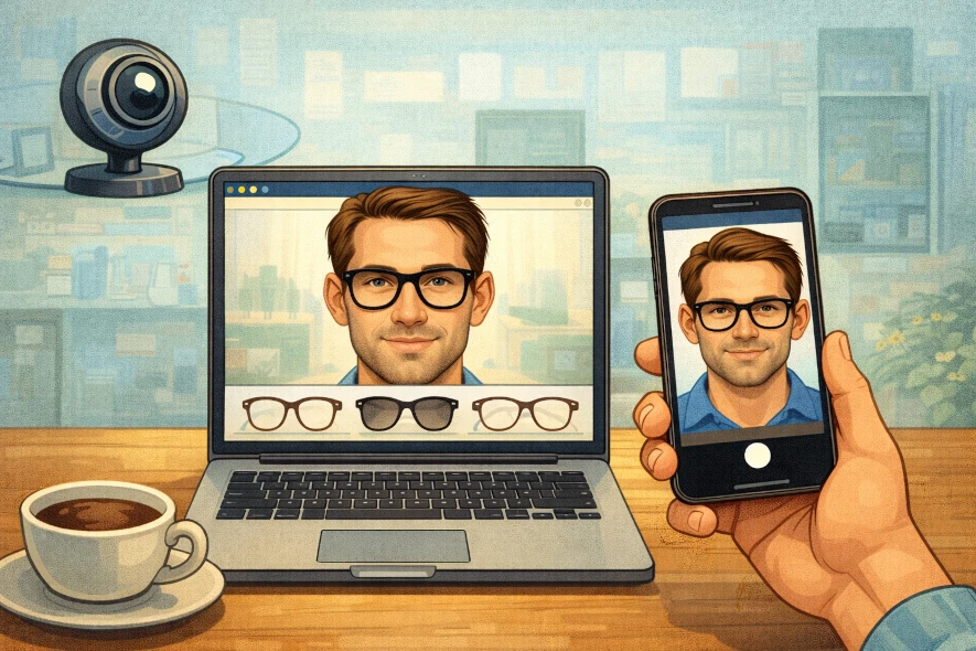 Prova glasögon digitalt